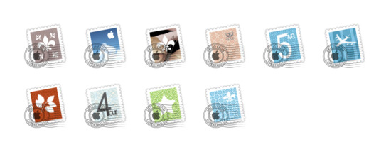 OSX版邮票图标专辑预览